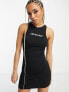 Фото #1 товара Santa Cruz arch strip bodycon dress in black Exclusive at ASOS