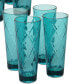 Фото #3 товара Teal Diamond Acrylic 5-Pc. Drinkware Set