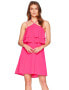 Фото #1 товара CeCe Halter Neck Ruffled (Viva Pink) Sz. 6 Women's Dress 149297