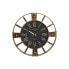 Wall Clock Home ESPRIT Black Golden Iron Vintage 60 x 8 x 60 cm