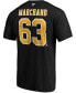 Фото #3 товара Men's Brad Marchand Boston Bruins Team Authentic Stack Name and Number T-Shirt