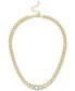 Фото #4 товара Macy's diamond Cuban Link 18" Chain Necklace (1/3 ct. t.w.) in 14k Gold-Plated Sterling Silver