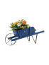 Фото #1 товара Wooden Wagon Planter with 9 Magnetic Accessories for Garden Yard