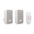 Фото #4 товара Byron DBY-22324 Wireless doorbell set BY324 - Grey - White - 85 dB - IP44 - Plastic - Digital - Wireless