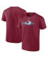 Фото #1 товара Men's Burgundy Colorado Avalanche Authentic Pro Secondary Replen T-shirt