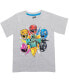 ფოტო #7 პროდუქტის Toddler Boys Red Yellow Blue Black Pink 3 Pack T-Shirts to