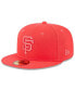 Фото #1 товара Men's Red San Francisco Giants 2023 Spring Color Basic 59FIFTY Fitted Hat