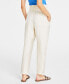 Women's Belted Paperbag Pants, Created for Macy's