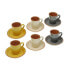Набор из кофейных чашек Versa Corin Керамика (6 Предметы)
