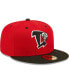 ფოტო #3 პროდუქტის Men's Red Lansing Lugnuts Authentic Collection Team Home 59FIFTY Fitted Hat