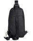 Men's Leo Logo Embossed Sling Backpack