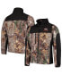 Men's Realtree Camo and Black Denver Broncos Circle Hunter Softshell Full-Zip Jacket Realtree Camo, Black, 2XL - фото #1