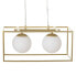 Фото #1 товара Потолочный светильник BB Home Crystal Golden Metal White 45 x 20 x 20 см