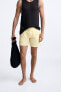 Regular textured swimming trunks