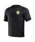 ფოტო #2 პროდუქტის Men's NFL x Darius Rucker Collection by Black Pittsburgh Steelers Washed Raglan Henley T-shirt