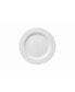 Moon White Salad Plate