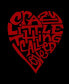 ფოტო #2 პროდუქტის Women's Word Art Crazy Little Thing Called Love V-Neck T-Shirt
