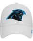 Фото #3 товара Women's White Carolina Panthers Miata Clean Up Logo Adjustable Hat