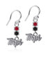 ფოტო #1 პროდუქტის Women's Maryland Terrapins Dangle Crystal Earrings