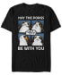 Фото #1 товара Star Wars Men's May The Porgs Be With You Short Sleeve T-Shirt