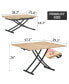 Фото #2 товара Adjustable Height Foldable Table with Easy Assembly