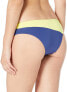 Seafolly 173901 Women's Split Side Brazilian Bikini Bottom Swimsuit Blue Sz US 6