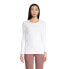 ფოტო #4 პროდუქტის Women's Cotton Rib T-shirt