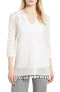 Фото #1 товара NIC+ZOE 153394 Women's Right on Track Tunic Sweater Petite Paper White Sz. PL