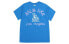 Фото #2 товара MLB 印花直筒T恤 男女同款 蓝色 / Футболка MLB T 31TSSJ931-07U