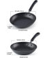 Фото #2 товара Nonstick Saute Fry Pan (8"/9.5") 2 Piece Professional Hard Anodized Frying Pan Cookware Sets