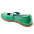 Фото #5 товара Softwalk High Point S1466-338 Womens Green Leather Mary Jane Flats Shoes