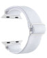 ფოტო #3 პროდუქტის Unisex Cliff White Nylon Band for Apple Watch Size-42mm,44mm,45mm,49mm