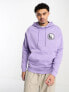 Фото #3 товара ASOS DESIGN oversized hoodie in purple with spine back print