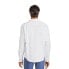 Фото #3 товара George Poplin Casual Button-Up Shirt Men's Medium White Long Sleeve Collared