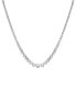 Фото #4 товара Lab Grown Diamond Graduated 16-1/2" Collar Necklace (10 ct. t.w.) in 14k White Gold or 14k Yellow Gold