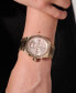 Women's Hexa Multifunction Carnation Gold-Tone Stainless Steel Bracelet Watch 38mm