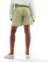 Фото #4 товара Threadbare linen blend shorts in green