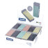 MILAN Display Box 20 Nata® Erasers Silver Series (With Carton Sleeve And Wrapped)