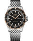ფოტო #1 პროდუქტის Men's Swiss Automatic Ocean Star Tribute Stainless Steel Bracelet Watch 41mm