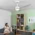 Фото #9 товара Потолочный вентилятор со светодиодной подсветкой и 3 лопастями из АБС-пластика Flaled InnovaGoods Белый 36 W 52" Ø132 cm