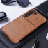 Nillkin Nillkin Qin Leather Pro Case etui Samsung Galaxy S23+ pokrowiec z klapką osłona na aparat brązowe