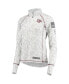 Women's White Texas A&M Aggies OHT Military-Inspired Appreciation Officer Arctic Camo 1/4-Zip Jacket