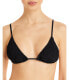 Charlie Holiday 285380 Maggie Textured Triangle Bikini Top, Size Small