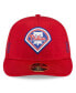 Фото #2 товара Men's Red Philadelphia Phillies 2024 Clubhouse Low Profile 59FIFTY Fitted Hat