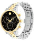 ფოტო #2 პროდუქტის Men's Museum Classic Swiss Quartz Chrono Two Tone Stainless Steel and Light Yellow PVD Watch 42mm