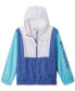 Фото #1 товара Куртка для малышей Columbia Lily Basin Colorblocked ветрозащитная с капюшоном, розово-голубая