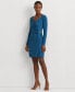 ფოტო #1 პროდუქტის Women's Faux-Wrap Sheath Dress