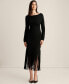 ფოტო #3 პროდუქტის Women's Fringe A-Line Dress