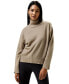 Фото #1 товара Turtleneck Relaxed-Fit Cashmere Sweater for Women