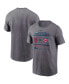 Фото #2 товара Men's Heather Charcoal 2023 MLB World Tour: London Series Chicago Cubs vs St. Louis Cardinals Matchup T-shirt